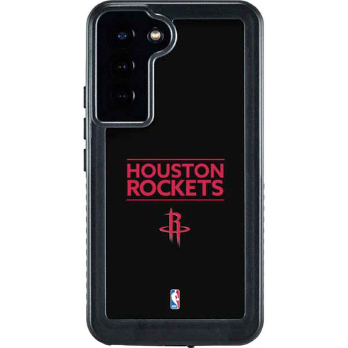 NBA Houston Rockets Standard - Black Galaxy S24 Plus Waterproof Case