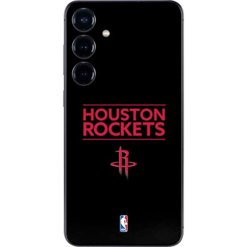NBA Houston Rockets Standard - Black Galaxy S24 Skin