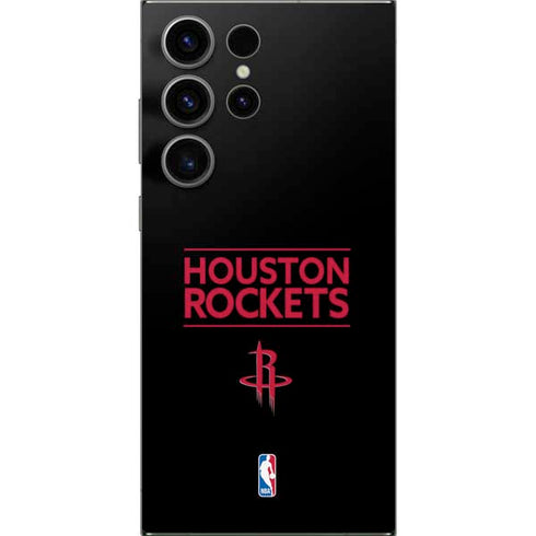 NBA Houston Rockets Standard - Black Galaxy S24 Ultra Skin
