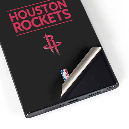NBA Houston Rockets Standard - Black Galaxy S24 Ultra Skin