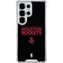 NBA Houston Rockets Standard - Black Galaxy S25 Ultra Clear Case