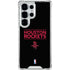 NBA Houston Rockets Standard - Black Galaxy S26 Ultra Clear Case