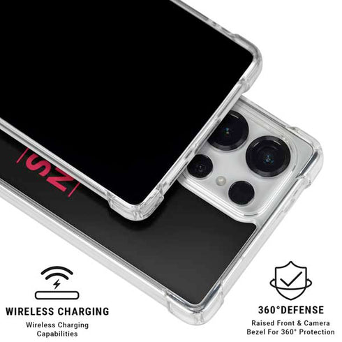 NBA Houston Rockets Standard - Black Galaxy S26 Ultra Clear Case