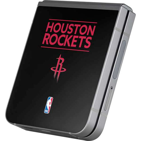 NBA Houston Rockets Standard - Black Galaxy Z Flip6 Skin