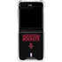 NBA Houston Rockets Standard - Black Galaxy Z Flip6 Clear Case