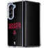 NBA Houston Rockets Standard - Black Galaxy Z Fold5 5G Clear Case