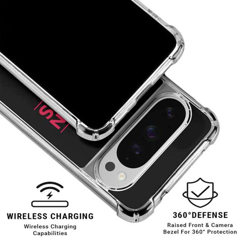 NBA Houston Rockets Standard - Black Google Pixel 10 Pro XL Clear Case