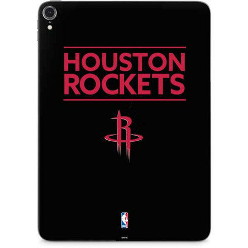 NBA Houston Rockets Standard - Black Apple iPad Pro Skin