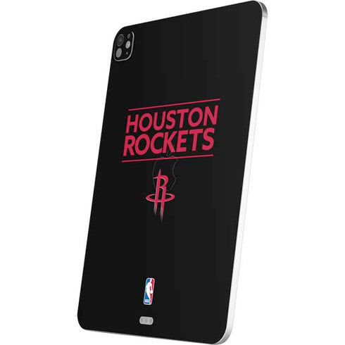 NBA Houston Rockets Standard - Black iPad Pro 13in M4 (2024) Skin