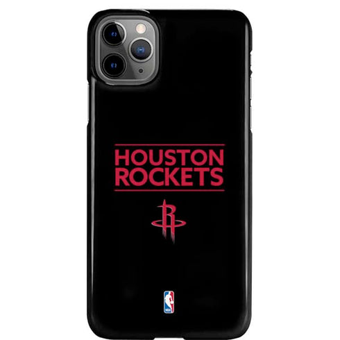 NBA Houston Rockets Standard - Black iPhone Cases