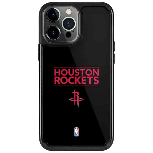 NBA Houston Rockets Standard - Black iPhone Cases