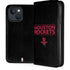 NBA Houston Rockets Standard - Black iPhone 14 Folio Case