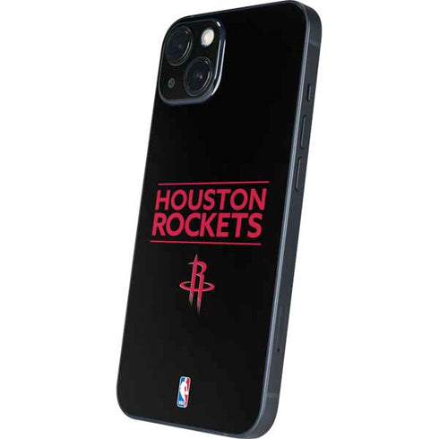 NBA Houston Rockets Standard - Black iPhone 15 Skin