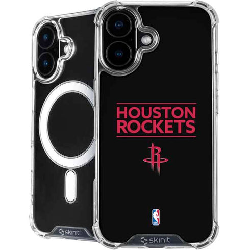 NBA Houston Rockets Standard - Black iPhone 16 MagSafe Case