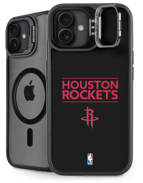 NBA Houston Rockets Standard - Black iPhone 16 Plus Kickstand Case