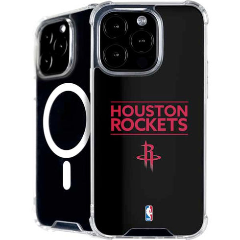NBA Houston Rockets Standard - Black iPhone 16 Pro MagSafe Case