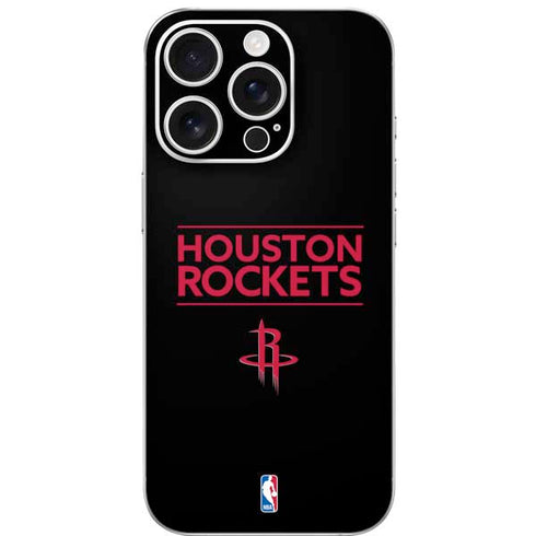 NBA Houston Rockets Standard - Black iPhone 16 Pro Skin