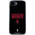 NBA Houston Rockets Standard - Black iPhone 16e Clear Case