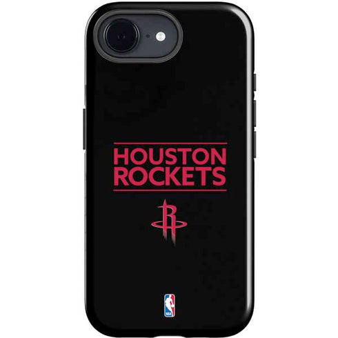 NBA Houston Rockets Standard - Black iPhone 16e Impact Case