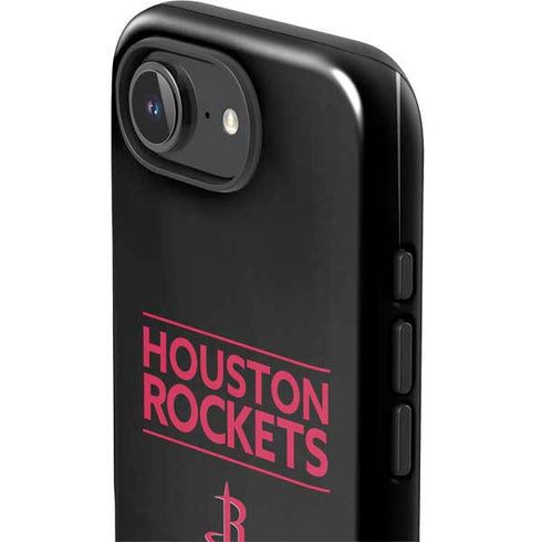 NBA Houston Rockets Standard - Black iPhone 16e Impact Case
