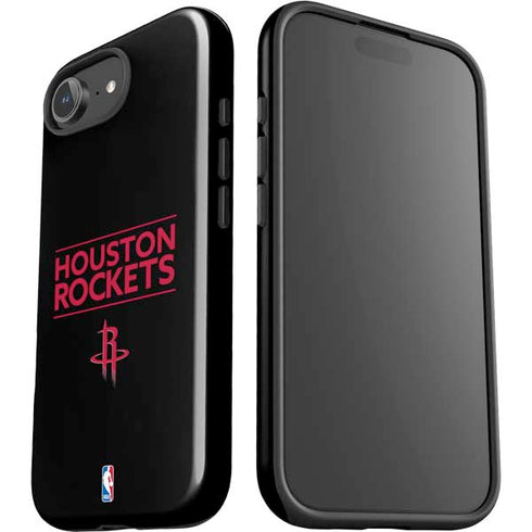 NBA Houston Rockets Standard - Black iPhone 16e Impact Case