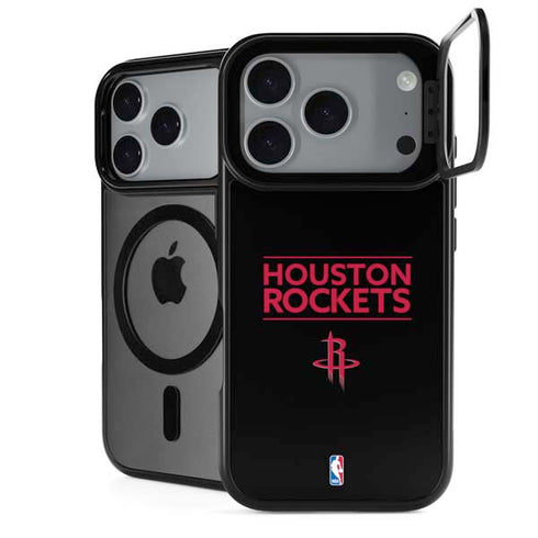 NBA Houston Rockets Standard - Black iPhone 18 Pro Kickstand Case