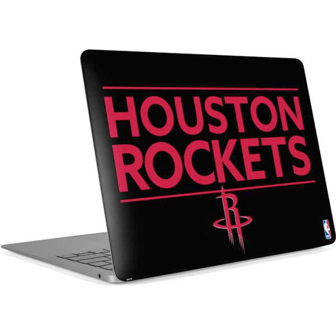 NBA Houston Rockets Standard - Black Apple MacBook Air Skin