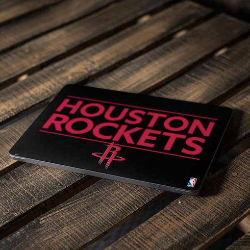 NBA Houston Rockets Standard - Black Apple MacBook Air Skin