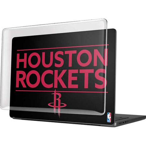NBA Houston Rockets Standard - Black MacBook Pro 14in (2021-24) Case plus Skin