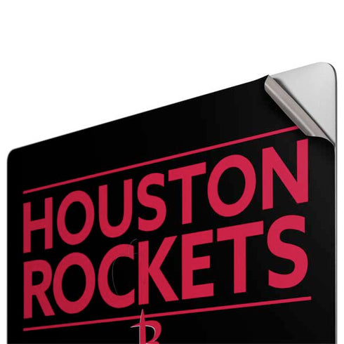 NBA Houston Rockets Standard - Black Apple MacBook Pro 16-inch Skin