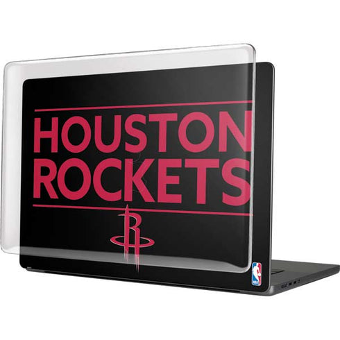NBA Houston Rockets Standard - Black MacBook Cases