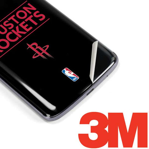 NBA Houston Rockets Standard - Black Moto E5 Plus Skin