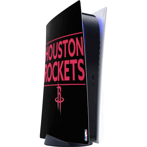 NBA Houston Rockets Standard - Black PlayStation PS5 Skins