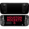 NBA Houston Rockets Standard - Black Steam Deck Handheld Gaming Computer OLED Skin