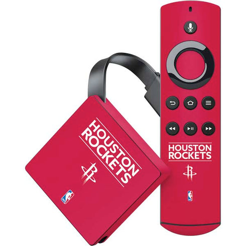 NBA Houston Rockets Standard - Red Amazon Fire TV Skin