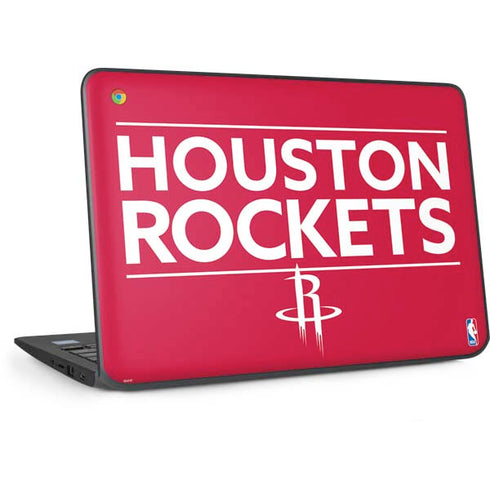 NBA Houston Rockets Standard - Red HP Chromebook Skin
