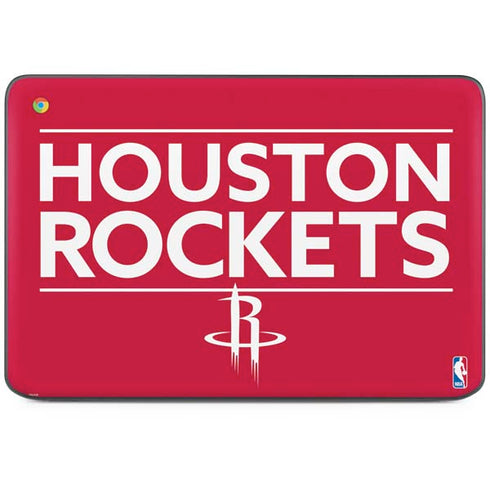 NBA Houston Rockets Standard - Red HP Chromebook Skin