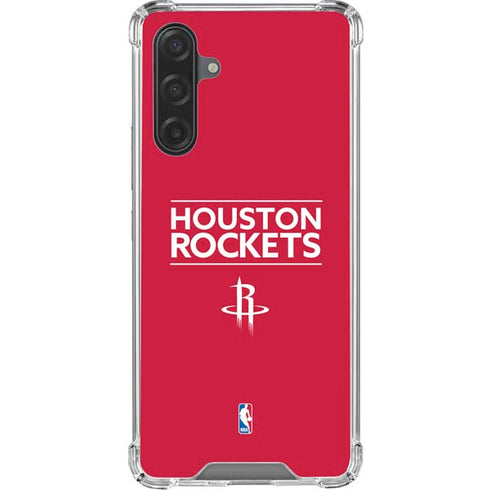 NBA Houston Rockets Standard - Red Galaxy A17 Clear Case