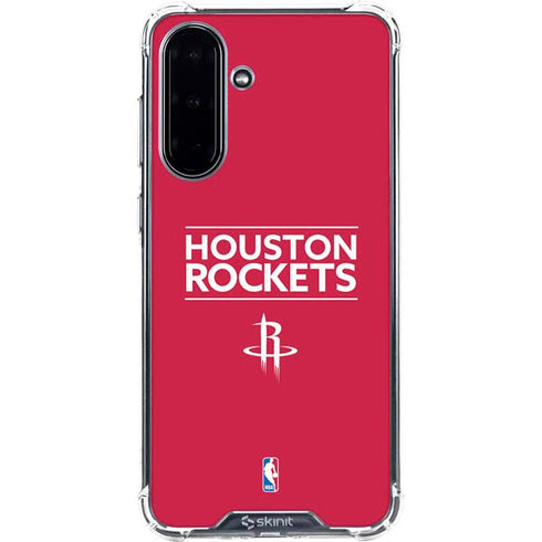 NBA Houston Rockets Standard - Red Galaxy A36 5G Clear Case