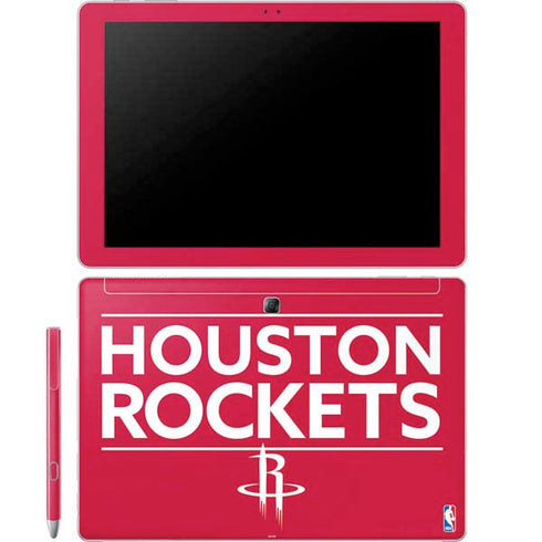 NBA Houston Rockets Standard - Red Galaxy Book 12in Skin