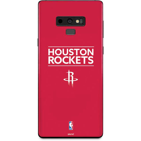 NBA Houston Rockets Standard - Red Galaxy Note 9 Skin