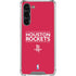 NBA Houston Rockets Standard - Red Galaxy S24 FE Clear Case
