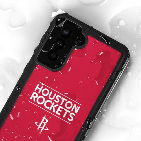 NBA Houston Rockets Standard - Red Galaxy S24 Plus Waterproof Case