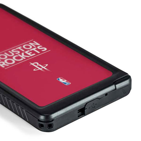 NBA Houston Rockets Standard - Red Galaxy S24 Ultra Waterproof Case