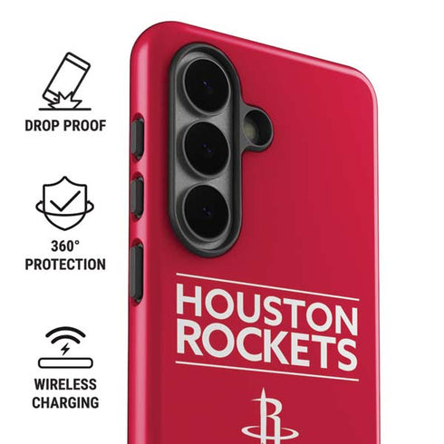 NBA Houston Rockets Standard - Red Galaxy S26 Plus Impact Case