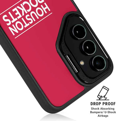 NBA Houston Rockets Standard - Red Galaxy S26 Ultra Kickstand Case