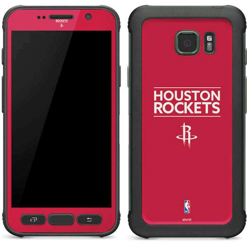NBA Houston Rockets Standard - Red Galaxy S7 Active Skin