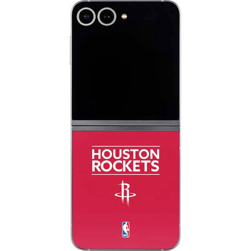 NBA Houston Rockets Standard - Red Galaxy Z Flip6 Skin