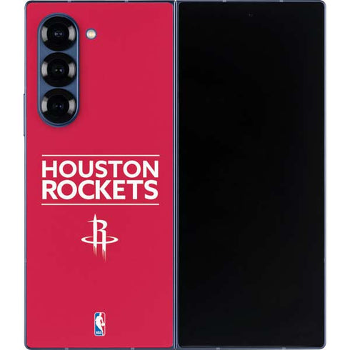 NBA Houston Rockets Standard - Red Galaxy Z Fold6 Skin