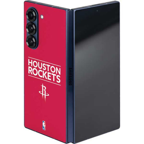 NBA Houston Rockets Standard - Red Galaxy Z Fold6 Skin